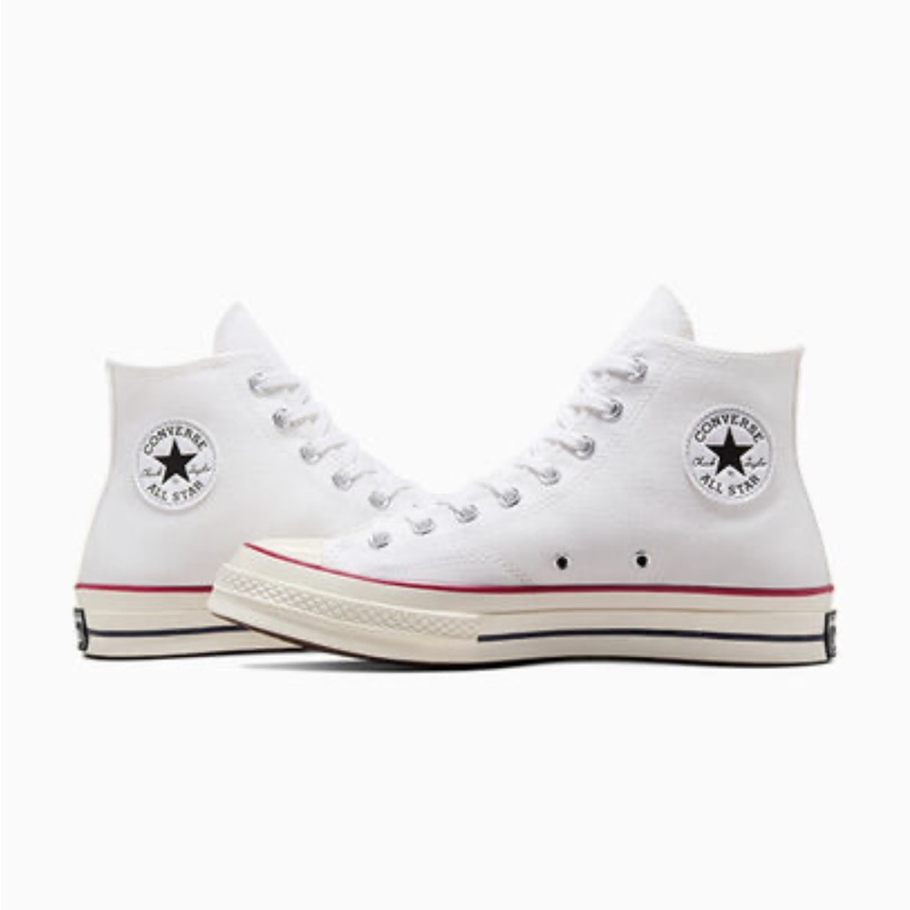 New!! Converse Chuck 70 White Canvas Mens 8 Women’s 10 - Picture 5 of 7